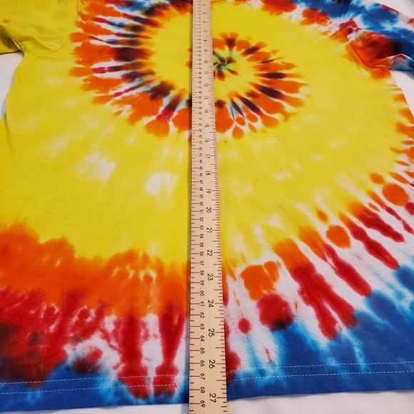 Tie dye boho bohemia style unisex T shirt size M. 100% soft cotton - Picture 11 of 11